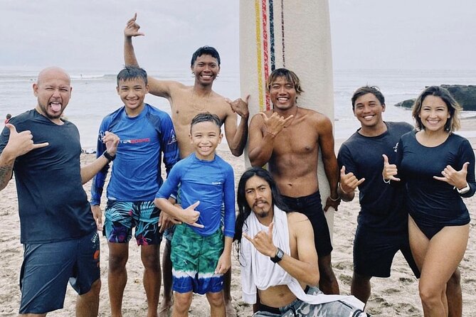2 Hour Private Beginner Surf Lesson Canggu - In the water: catching small waves with coaching at your side