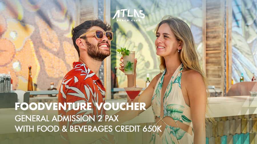 Atlas Beach Club Bali: One Day Pass / F&B Credit Voucher - Key highlights worth your attention