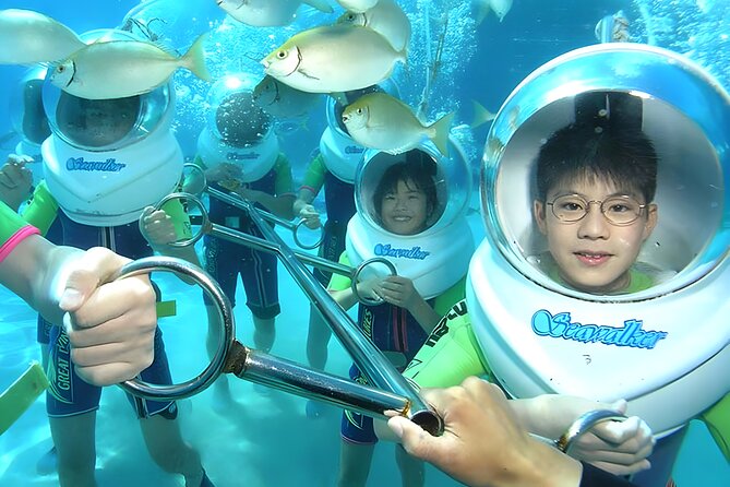 Bali Activity: Bali Sea Walking in Nusa Dua Ocean - What the Helmet Walk Looks Like at 15 Feet
