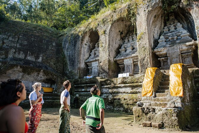Bali Adventure Tour: Hidden Canyon, Tegenungan Waterfall, Goa Gajah temple - Beji Guwang Hidden Canyon: Sacred Rocks, Wet Footing, and Locker-Ready Fun