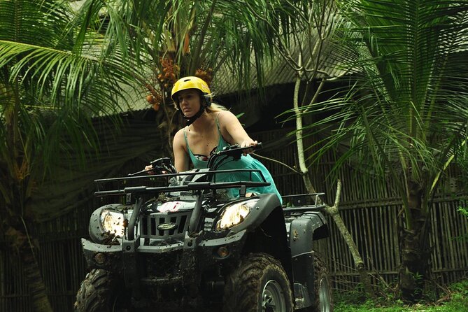 Bali ATV Ride tour Ubud - The ATV route, step by step: jungle, rice fields, river, waterfall, tunnel