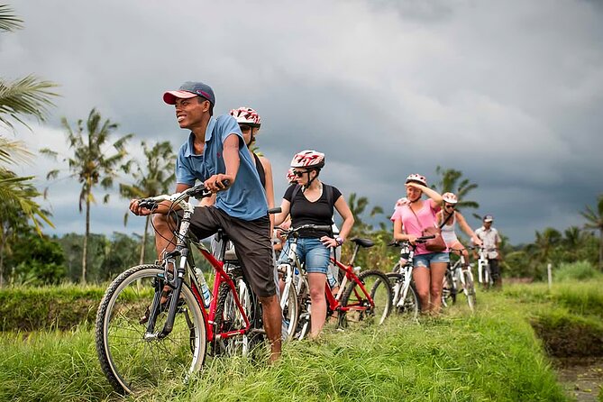 Bali Cycling and Ubud Waterfall Tour - Goa Gajah Elephant Cave: Archaeology in a Cooling Courtyard