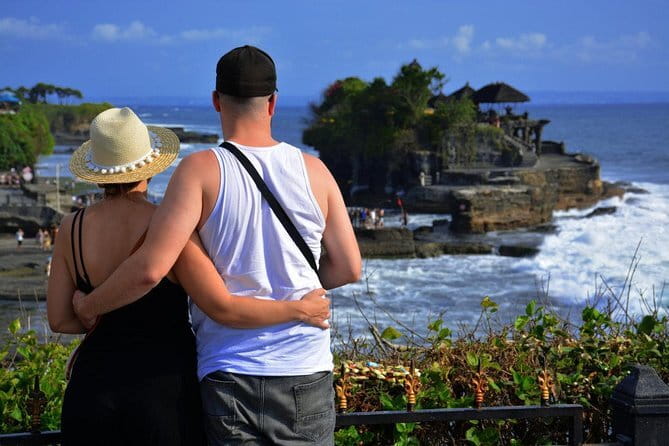 Bali Private Tour Waterfall with Tanah Lot Temple - Stop 4: Tanah Lot sea temple at about 4pm