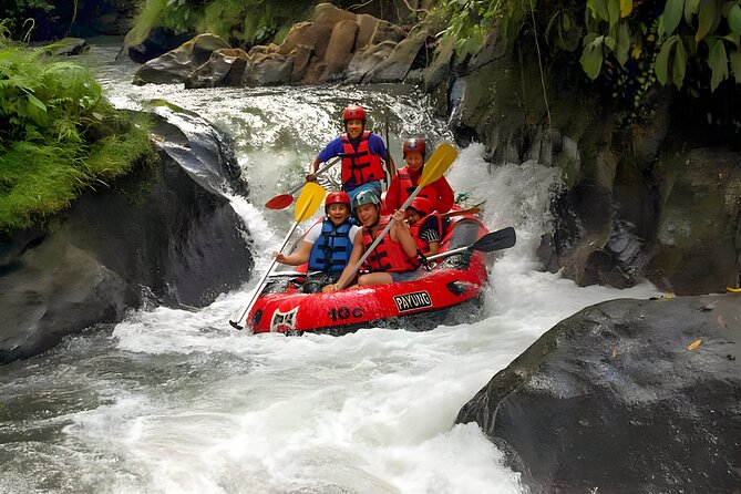 Bali River Rafting and Ubud Full Day Tour Packages - Sacred Monkey Forest Sanctuary: Temples, Jungle Paths, and Close-Up Macaques