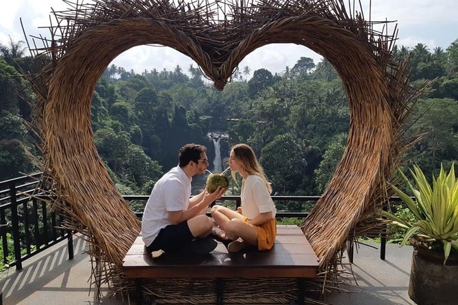 Best of Bali Jungle Swing with Ubud Sightseeing Tour - Tegenungan Waterfall: swim time, towel help, and clear-water photos