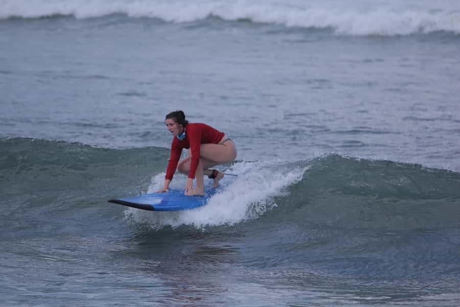 Canggu Surf Lesson - Meeting at WARUNG BAGUS on Batu Bolong Beach