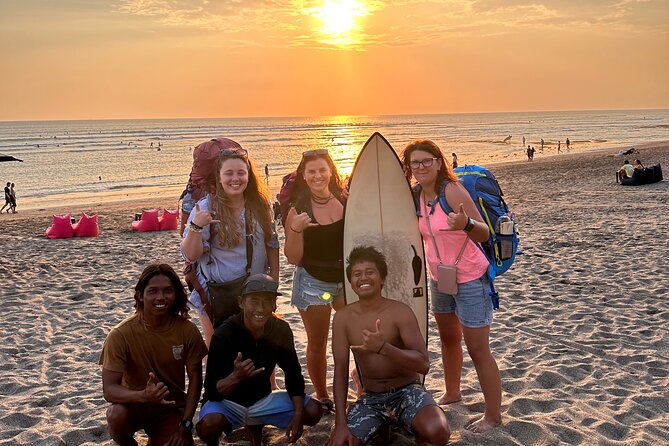 Canggu: Surfing lesson with ISA certified instructor - Getting There: Pickup by Scooter, Beach Meeting Point, and Clean Timing