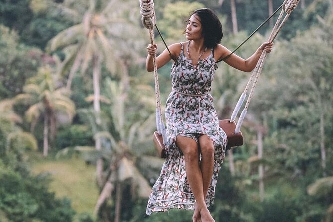 Famous Bali Swing Experience and Ubud Iconic Sightseeing - Bali Swing in Bongkasa: Where ropes meet rice-field views
