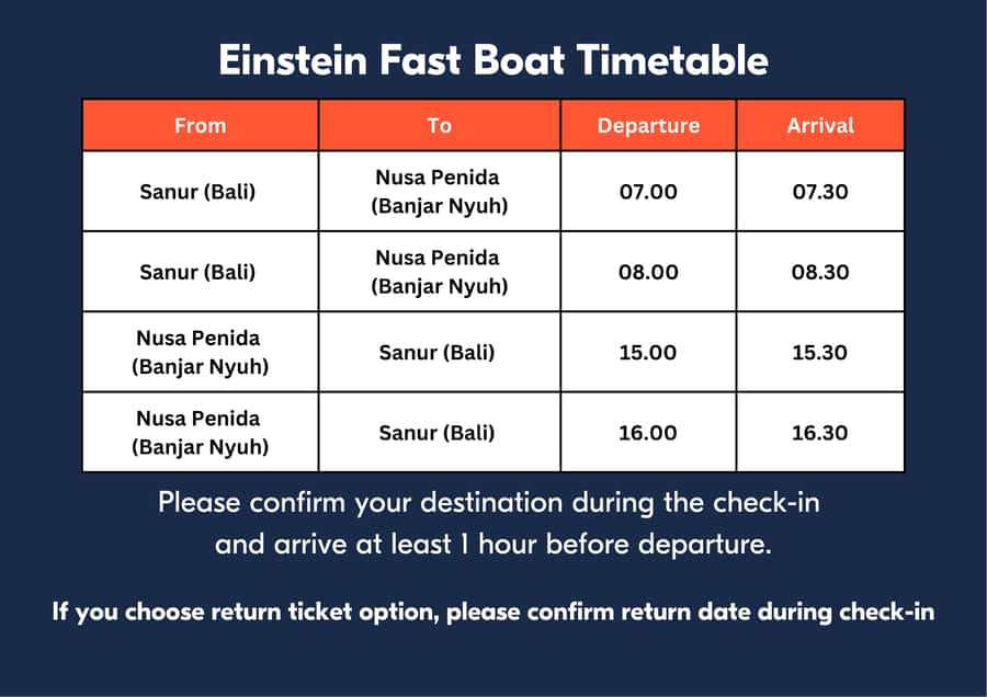 From Bali/Sanur: 1-Way Fast Boat Transfer to Nusa Penida - Sanur Harbor Check-In: arriving early and getting validated fast