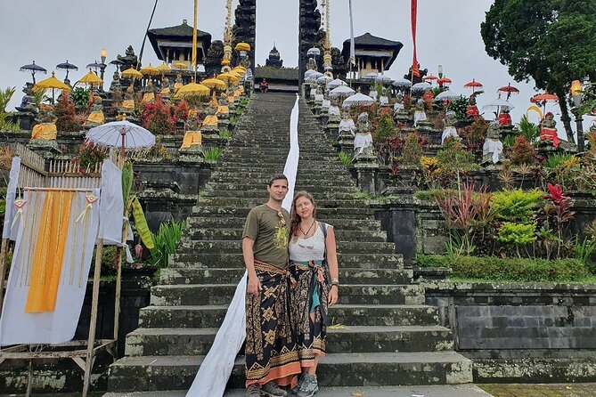Full Day All Inclusive Besakih Holy Mother Temple Private Tour - Temple Day Geometry: the route from Goa Gajah to Goa Lawah