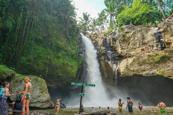 Full Day Private Tour to Ubud Waterfall and Tanah Lot Sunset - Tegalungan Waterfall: your first taste of Bali’s “cool air” wow