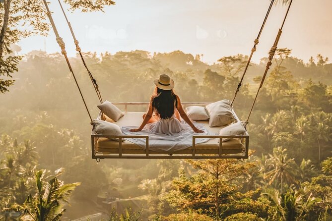 Private Tour Ubud: Swing at Rice Field with Temple and Waterfall - Aloha Ubud Swing: your big view moment (and the extra ticket reality)