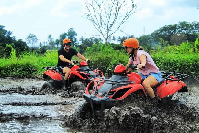 Quad Bike Ride and Snorkeling at Blue Lagoon Beach All-inclusive - The quad ride route: waterfalls, tunnels, rice fields, and the mud factor