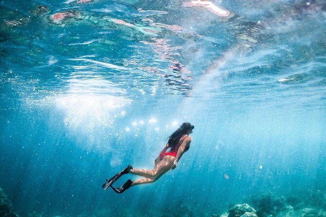 Snorkeling At Blue lagoon And Hidden waterfall - Kanto Lampo Waterfall: Forest Walk, Rock Photos, and Real Beauty