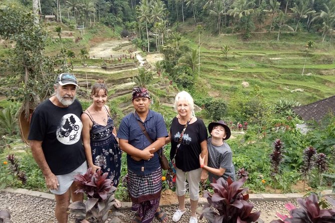Ubud Hot Springs and Waterfall Private Guided Tour - Tampaksiring: farming views and a volcano-picture moment