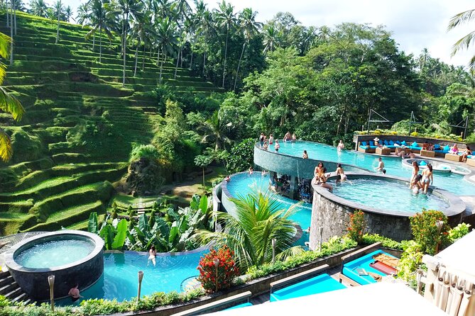 Ubud Tours and Cretya Day Club Pool - A 10-Hour Ubud Mix of Waterfall, Craft Villages, and Cretya