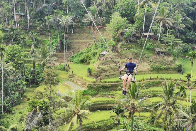 Ubud Village, Tegalalang Rice Terrace Swing, Tirta Empul Temple and Waterfafall - Mount Kawi (Gunung Kawi): a cliffside temple built into rock