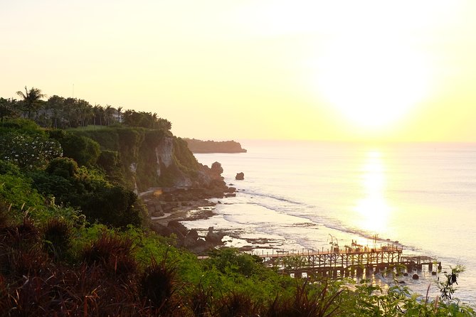 Uluwatu Sunset, Kecak Dance and Jimbaran Seafood Dinner - Padang Padang Beach: movie-famous sand with quick photo energy